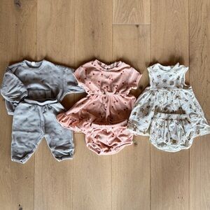 Quincy Mae Baby Girl Sets (6-12M)